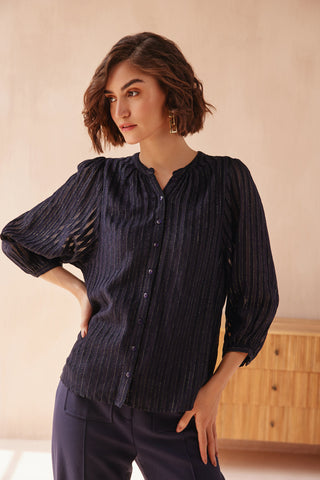 Audrey Blue Blouse