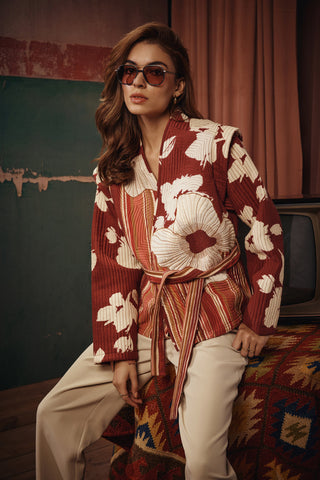 Maya Printed Quilted Jacket