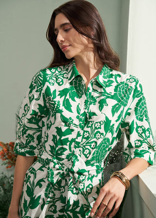 Brigitte Print Dress