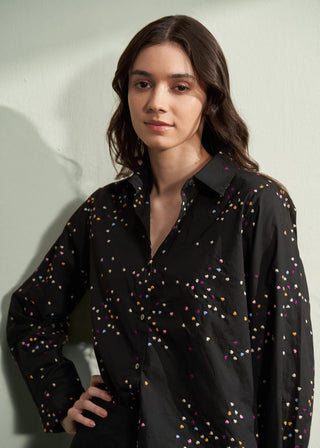 Koakh - IND Heart Bunch Embroidered Shirt Heart Bunch Embroidered Shirt