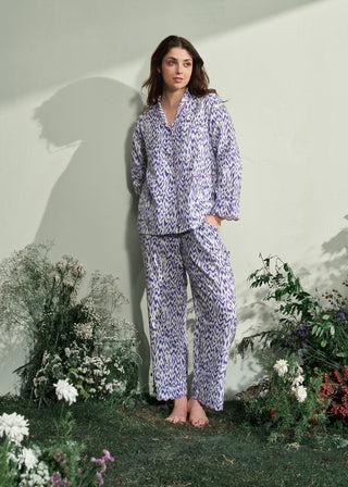 Koakh - IND Mael Emb. Night Wear (Blue) Mael Emb. Night Wear (Blue)