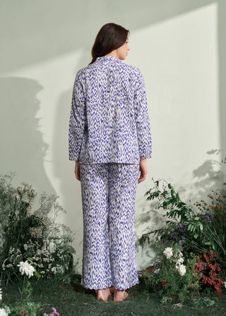Koakh - IND Mael Emb. Night Wear (Blue) Mael Emb. Night Wear (Blue)