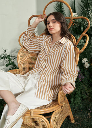 Laurence Emb Y/D Shirt