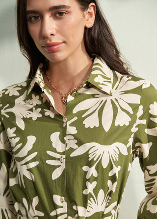 Gaelle Short Dress (Light Green)