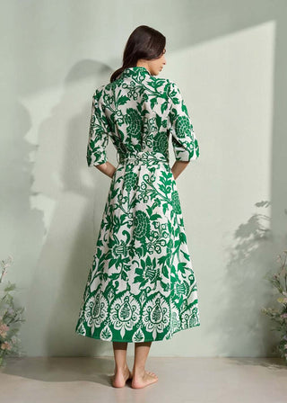 Brigitte Print Dress