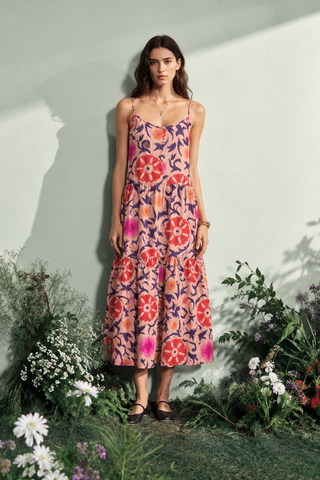 Fleur Dress (Old Pink)