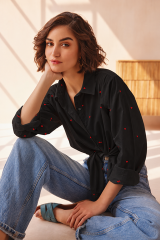 Kylie embroidered Shirt