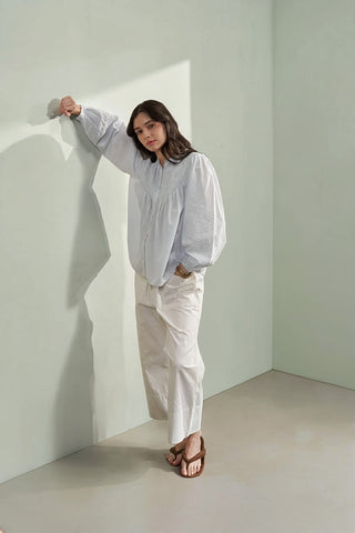 Elodie Embroidered Blouse (Pink)