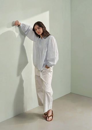 Elodie Embroidered Blouse (Pink)