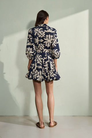 Gaelle Short Dress (Navy)