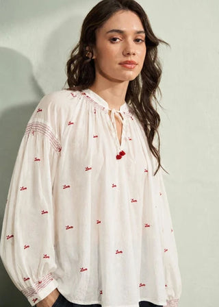 Nadine Blouse (Blue)