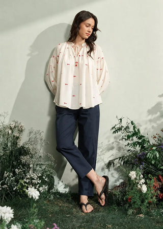Nadine Blouse (Blue)