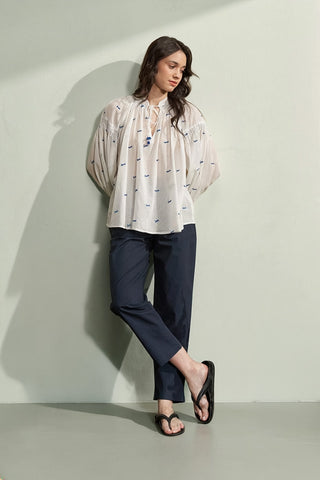 Nadine Blouse (Blue)