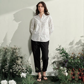 Heart Bunch Embroidered Shirt